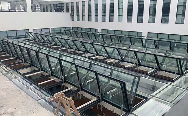 百安科技有限公司近期子长排烟窗项目案例分享